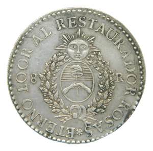 Argentina 8 reales 1838 ... 