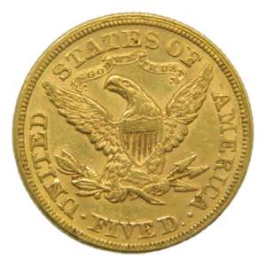 Estados Unidos. 5 dolares. 1879 (km#101) ... 