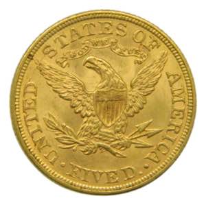 Estados Unidos. 5 dolares. 1898 (km#101) ... 