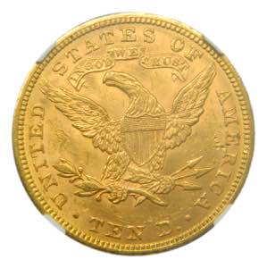 Estados Unidos. 10 dolares. 1880.(km#102) ... 