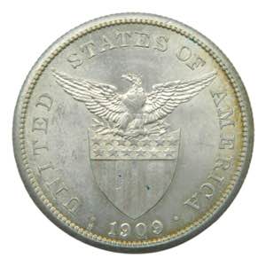 Filipinas peso 1909 S San Francisco. ( ... 