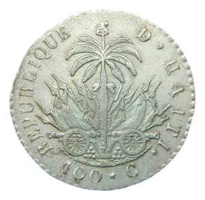 Haití . 100 Centimes aN 27 (1830) Jean ... 