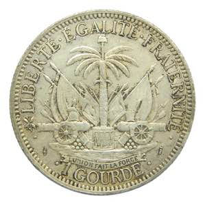 Haití. Gourde 1882 (km#46) 25,04 g AR.