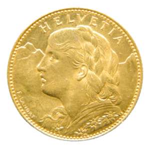 Suiza 10 francos. 1913 ... 