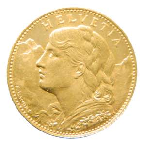 Suiza 10 francos. 1916 ... 