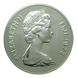 FIJI. Isabel II. 1978. 10 dólares. (KM#41). ... 