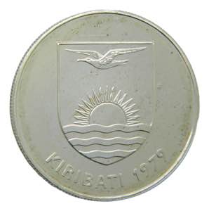 KIRIBATI. 1979. 5 dólares. (KM#8). Ar 500.