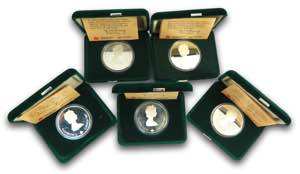 CANADA. Lote de 5 monedas 1985-1986-1987- 20 ... 