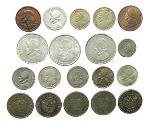 PANAMA. Lote 19 monedas. ... 