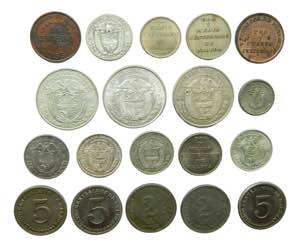 PANAMA. Lote 19 monedas. 1907-1961. Varios ... 