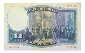 ESPAÑA.  1000 pesetas 1931. José Zorrilla. ... 