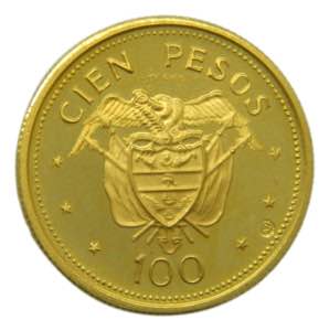 COLOMBIA. 1968. 100 pesos. (KM#231). Pablo ... 