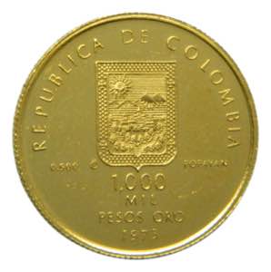 COLOMBIA. 1973. Popayán. 1000 pesos. ... 