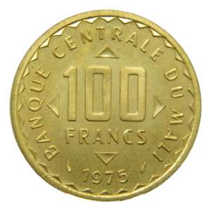 MALI. 1975.  100 Francos. ESSAI (KM#E14). 