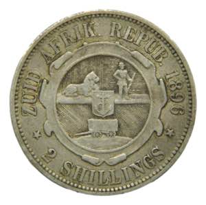 SUDAFRICA / SOUTH AFRICA. 1896. 2 shilling. ... 