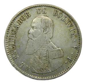 BOLIVIA. 1865 FP. ... 