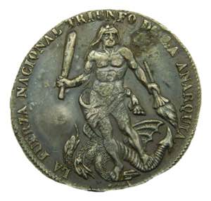BOLIVIA. 1850. Medalla Medalla del general ... 