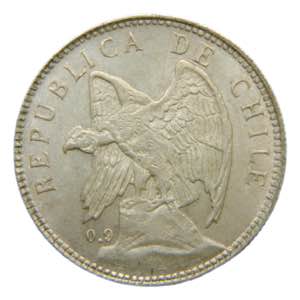 CHILE. 1910.1 peso. ... 
