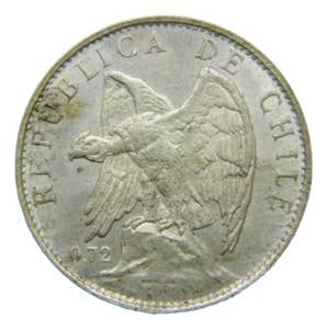 CHILE. 1917. 1 peso. ... 