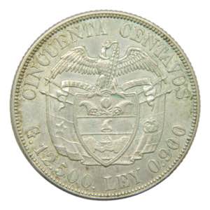 COLOMBIA. 1934. 50 centavos. (KM#274). Ar. 