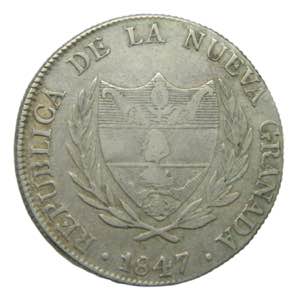 COLOMBIA. Nueva Granada. 1847. 8 reales. ... 