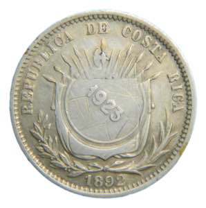 COSTA RICA. 1892 HEATON. 50 céntimos. ... 