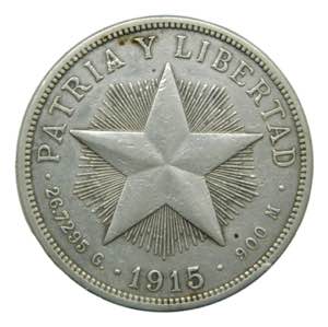 CUBA. 1915. 1 peso. ... 