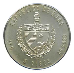 CUBA. 1983. 5 pesos. (KM#111). Ar. ... 