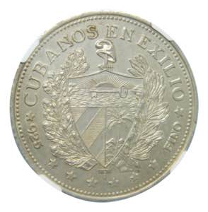 CUBA 1965. peso. Souvenir. NGC . Lettered ... 
