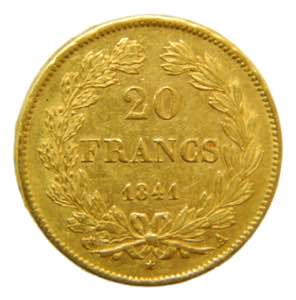 FRANCIA / FRANCE. Louis  Philippe I. 1841A. ... 