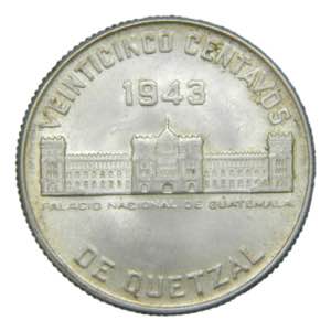 GUATEMALA. 1943. 25 ... 