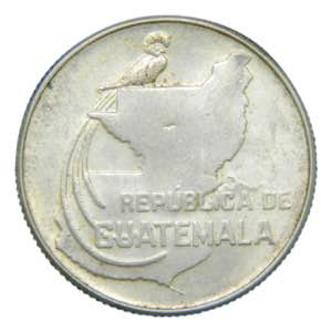 GUATEMALA. 1943. 25 centavos. (KM#253). Ar. 