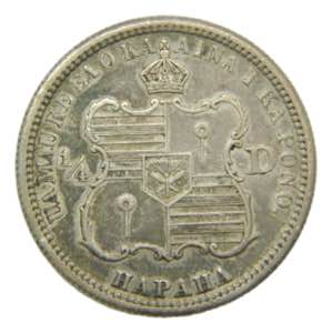 HAWAI / HAWAII. 1883. 1/4 dólar (Hapaha). ... 