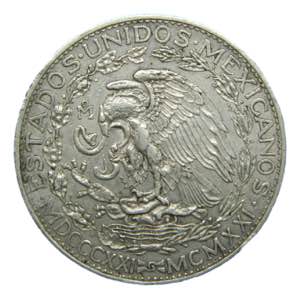 MEXICO. 1921. 2 pesos. (KM#462). Ar. 