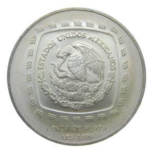 MEXICO. 1996 Mo. 5 pesos. (KM#595). Ar. ... 
