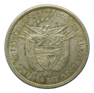 PANAMA. 1904. 25 centésimos. (KM#4). Ar. 