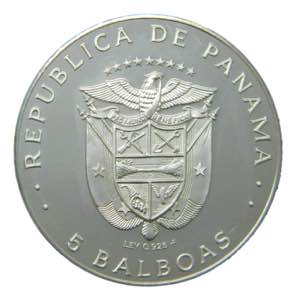 PANAMA. 1975 (P). 5 balboas. (KM#40.1a). Ar. ... 