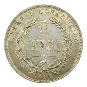 URUGUAY. 1893. Peso. ... 