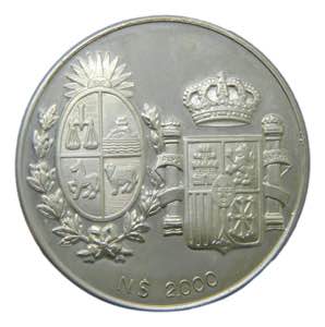 URUGUAY. 1983. 2000 nuevos pesos. (KM#131) ... 