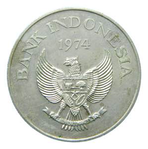 INDONESIA. 1974. 2000 rupiah. (KM#39). ... 
