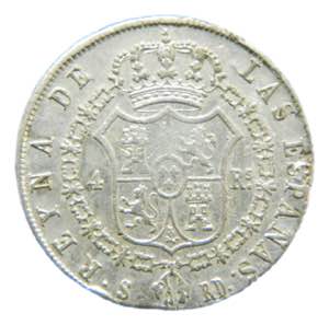 ESPAÑA / SPAIN. Isabel II. 1838 RD Sevilla. ... 