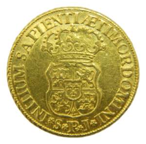 Felipe V (1700-1746). 1741 PJ. 2 escudos. ... 