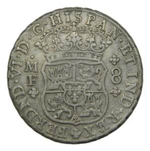Fernando VI (1746-1759). 1748 MF. 8 reales. ... 