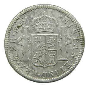 Carlos III (1759-1788). 1782/1 FF. 2 reales. ... 