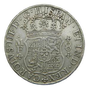 Carlos III (1759-1788). 1763 MF. 8 reales. ... 