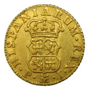 Carlos III (1759-1788). 1769 PJ. 1/2 escudo. ... 