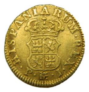 Carlos III (1759-1788). 1771 PJ. 1/2 escudo. ... 