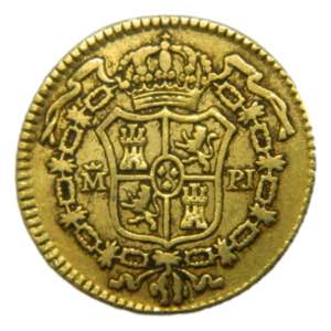 Carlos III (1759-1788). 1774 PJ. 1/2 escudo. ... 