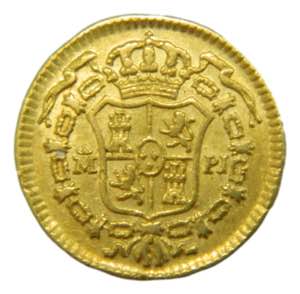 Carlos III (1759-1788). 1775 PJ. 1/2 escudo. ... 