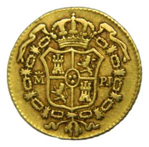 Carlos III (1759-1788). 1776 PJ. 1/2 escudo. ... 